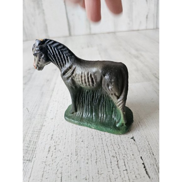 Vintage donkey nativity figurine statue decor Xmas as is - Picture 3 of 10